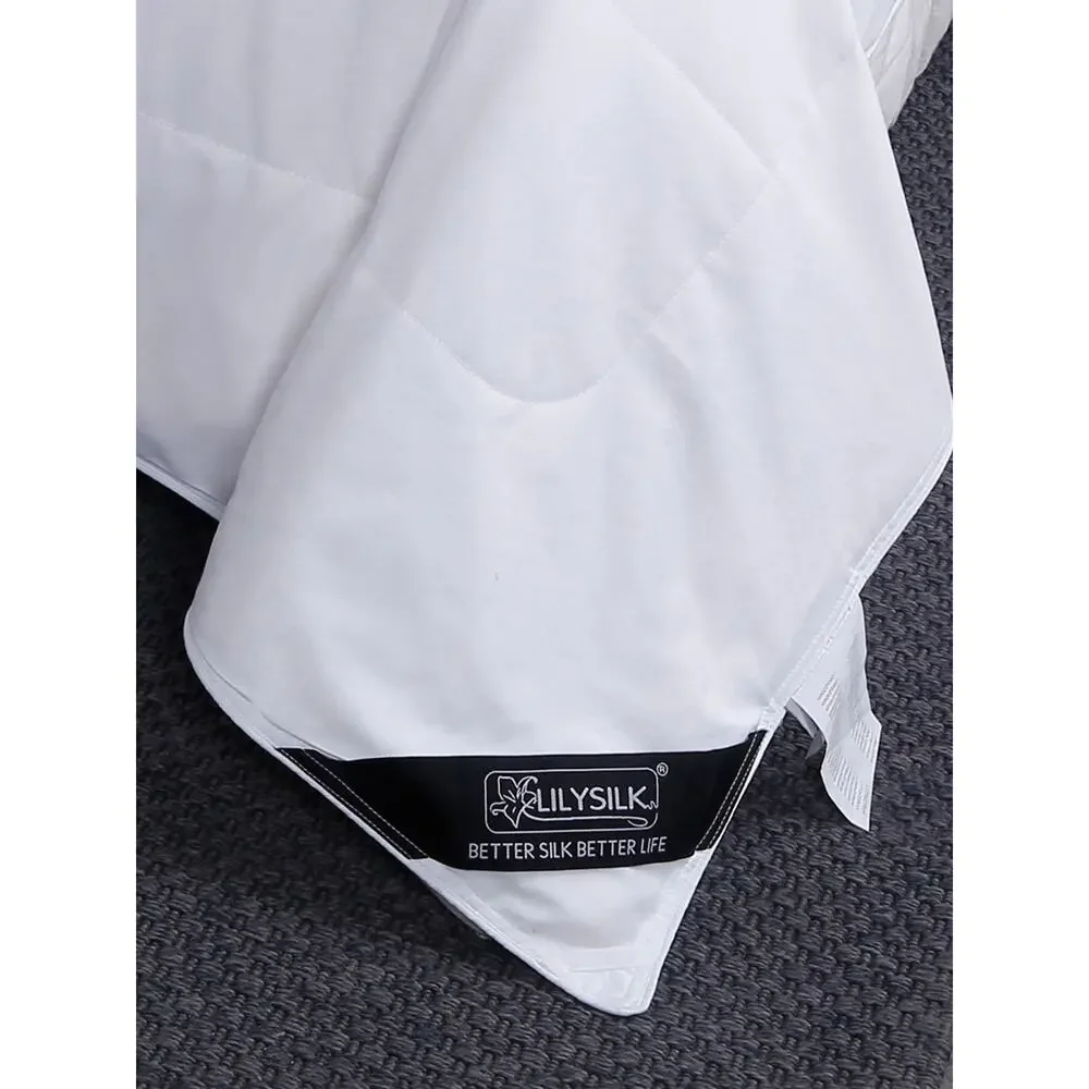 Stunning LilySilk 100% Long Strand Silk Comforter